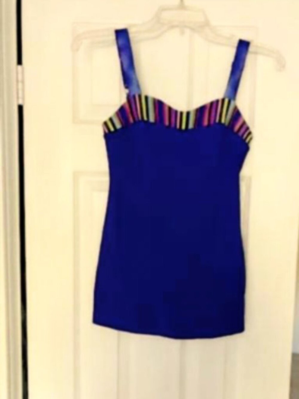 Lululemon Blue with Stripes Tank Top Lululemon Size 4